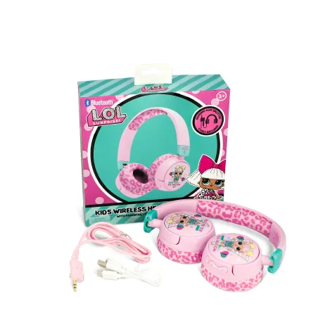 LOL SURPRISE WIRELESS CHILDREN'S HEADPHONES WITH PARENTAL VOLUME CONTROL AND AUDIO-SHARING CABLE - The Shop Gamer