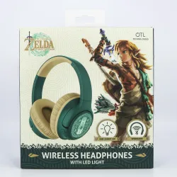 FOLDABLE WIRELESS HEADPHONES THE LEGEND OF ZELDA TEARS OF THE KINGDOM WITH LED LIGHT - The Shop Gamer