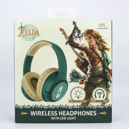 CUFFIE WIRELESS PIEGHEVOLI THE LEGEND OF ZELDA TEARS OF THE KINGDOM CON LUCE LED - The Shop Gamer