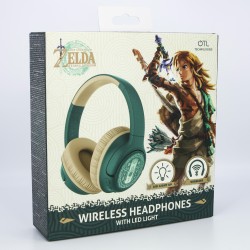 AURICULARES INALÁMBRICOS PLEGABLES THE LEGEND OF ZELDA TEARS OF THE KINGDOM CON LUZ LED