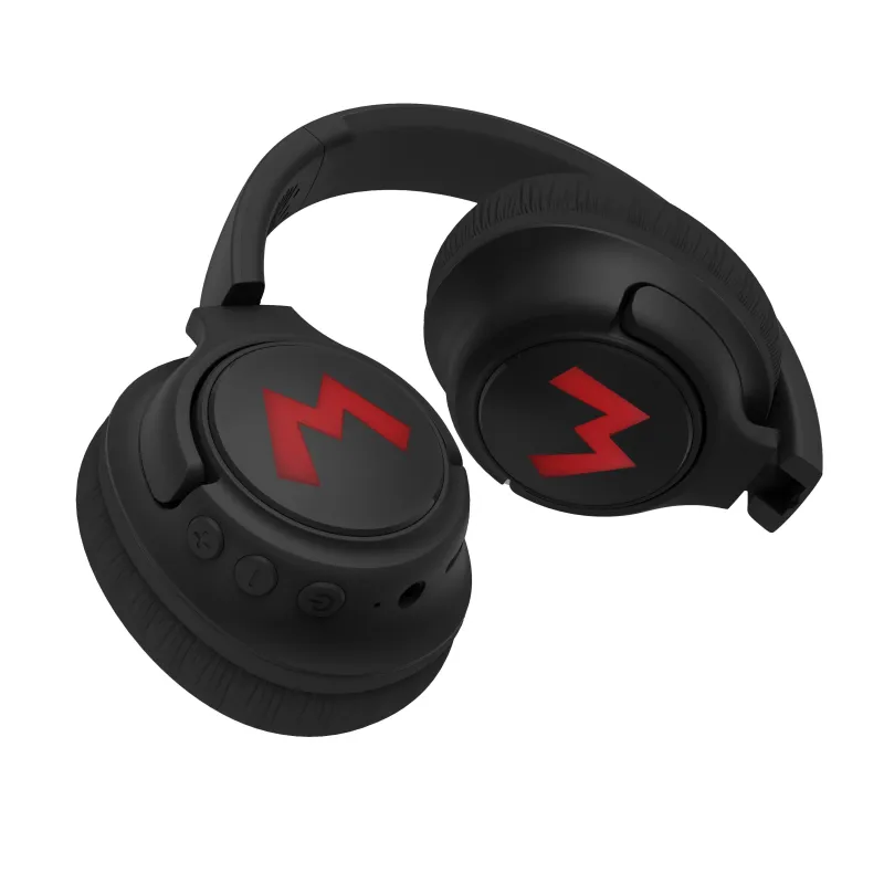 CASQUE SANS FIL PLIABLE SUPER MARIO AVEC LUMIÈRE LED - The Shop Gamer