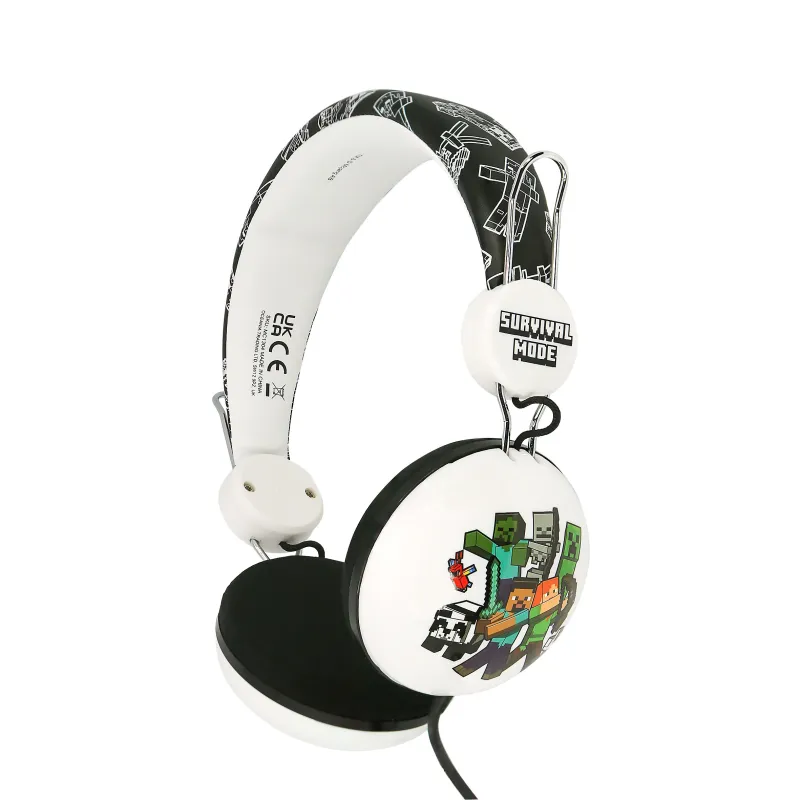 OFFICIALLY LICENSED WIRED MINECRAFT HEADPHONES FOR AGES 8 TO ADULT - The Shop Gamer