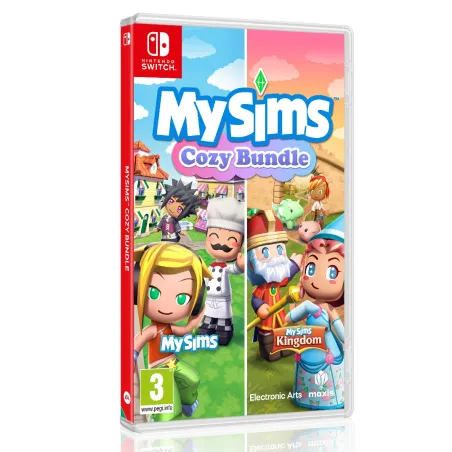 MY SIMS COZY BUNDLE SWITCH, DOIS JOGOS EM UM, JOGO FÍSICO PARA NINTENDO SWITCH, VERSÃO ESPANHOLA, GARANTIA EUROPEIA EU - The Sho