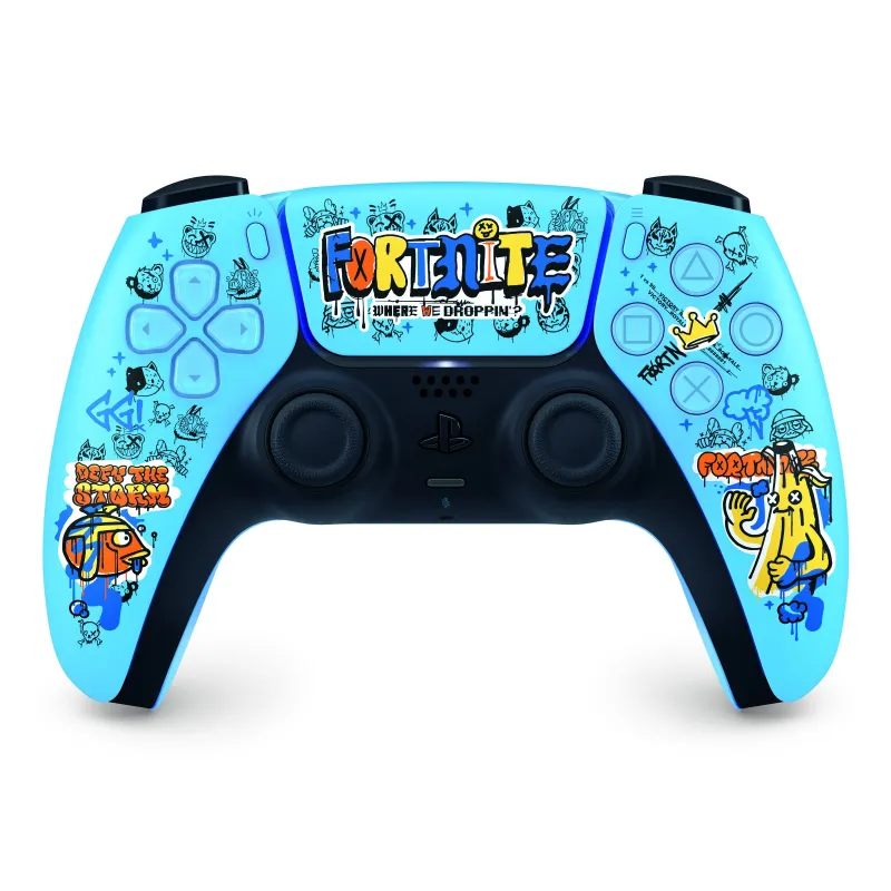 CONTROLLER WIRELESS DUALSENSE EDIZIONE LIMITATA FORTNITE VERSIONE SPAGNOLA GARANZIA EUROPEA EU WARRANTY - The Shop Gamer
