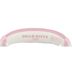 AURICULARES INFANTILES CON CABLE HELLO KITTY COLOR BLANCO Y ROSA LIMITADOS EN VOLUMEN MARCA OTL LICENCIA OFICIAL HELLO KITTY