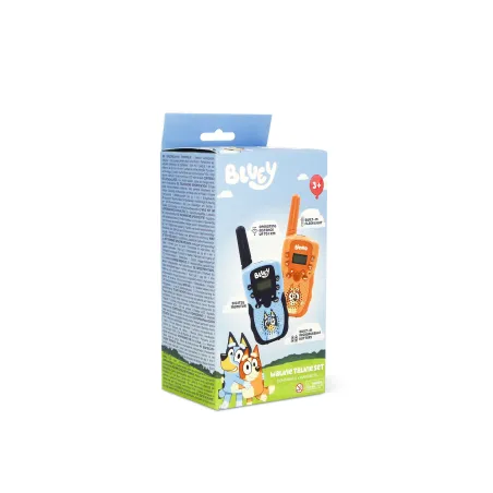 WALKIE TALKIES BLUEY FOR CHILDREN WITH RECHARGEABLE BATTERY, TORCH AND 1 KM RANGE - The Shop Gamer