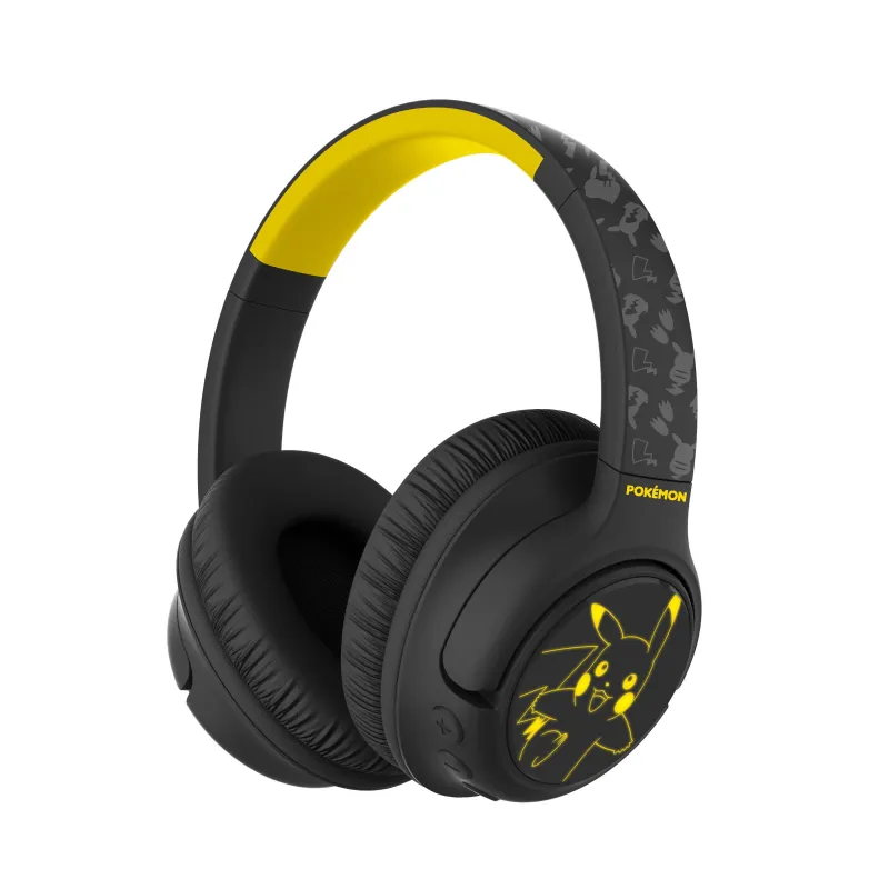 FOLDABLE WIRELESS POKEMON PIKACHU HEADPHONES WITH LED LIGHT - The Shop Gamer