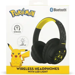 CASQUE SANS FIL PLIABLE POKEMON PIKACHU AVEC ÉCLAIRAGE LED - The Shop Gamer