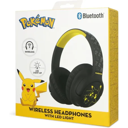 CASQUE SANS FIL PLIABLE POKEMON PIKACHU AVEC ÉCLAIRAGE LED - The Shop Gamer