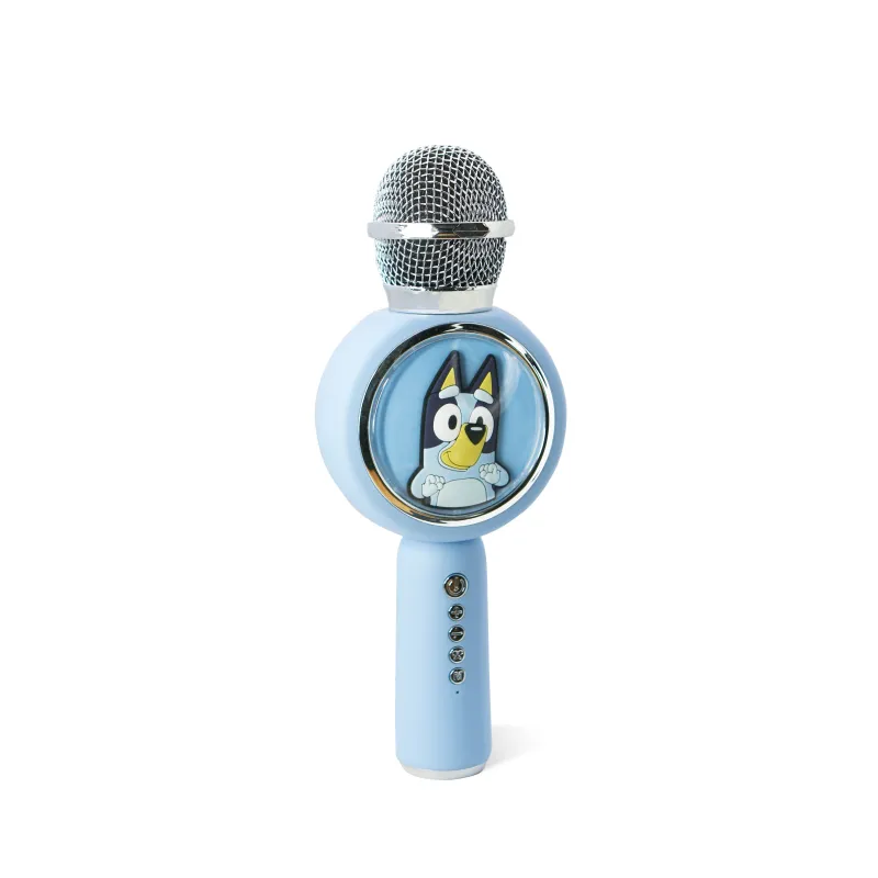BLUEY POPSING KARAOKEMICROFOON MET DRAADLOZE LUIDSPREKER EN LEDLICHT - The Shop Gamer