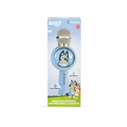 BLUEY POPSING WIRELESS KARAOKE MICROPHONE WITH SPEAKER AND LED LIGHT - The Shop Gamer