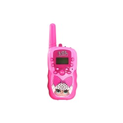 WALKIE TALKIES INFANTILES LOL SURPRISE CON BATERÍA RECARGABLE LINTERNA Y UN KM DE DISTANCIA DE COMUNICACIÓN