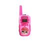 WALKIE TALKIES INFANTILES LOL SURPRISE CON BATERÍA RECARGABLE LINTERNA Y UN KM DE DISTANCIA DE COMUNICACIÓN