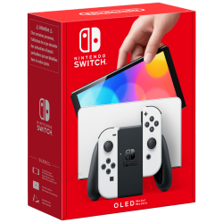 PREVENTA NINTENDO SWITCH  OLED BLANCA + SUPER MARIO KART 8 DELUXE + SUSCRIPCIÓN 12 MESES NINTENDO SWITCH ONLINE VERSIÓN ESPAÑOLA