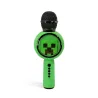 MICROFONO KARAOKE CON ALTOPARLANTE WIRELESS MINECRAFT CON LUCE LED POPSING VERDE CREEPER - The Shop Gamer