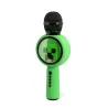 MINECRAFT POPSING GREEN CREEPER WIRELESS KARAOKE MICROPHONE WITH SPEAKER AND LED LIGHT - The Shop Gamer