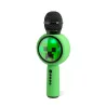 MINECRAFT KARAOKE-MIKROFON MIT KABELLOSEM LAUTSPRECHER, LED-LICHT, POPSING, GRÜN, CREEPER - The Shop Gamer