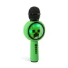 MINECRAFT POPSING GREEN CREEPER WIRELESS KARAOKE MICROPHONE WITH SPEAKER AND LED LIGHT - The Shop Gamer