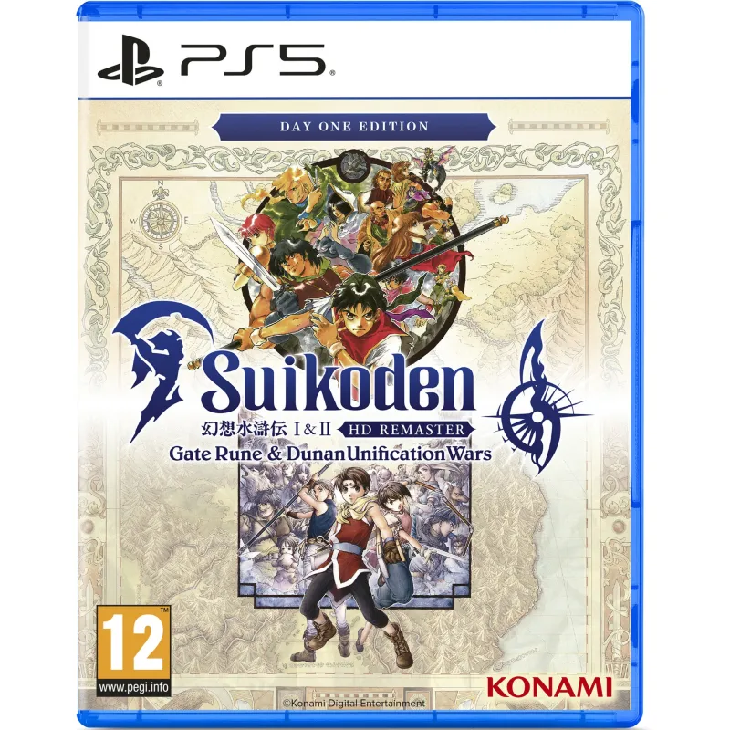 SUIKODEN I & II HD REMASTER GATE RUNE & DUNAN UNIFICATION WARS CHOOSE PS5 PLAYSTATION 5 OR NINTENDO SWITCH - The Shop Gamer
