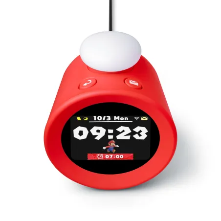 RÉVEIL INTERACTIF NINTENDO SOUND CLOCK ALARMO AVEC ALARMES ZELDA, MARIO, SPLATOON ET PIKMIN, VERSION ESPAGNE, GARANTIE UE - The 