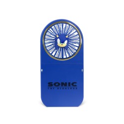 MINI VENTILADOR PORTÁTIL PLEGABLE SONIC CON BATERÍA RECARGABLE COLOR AZUL