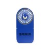 MINI VENTILADOR PORTÁTIL PLEGABLE SONIC CON BATERÍA RECARGABLE COLOR AZUL