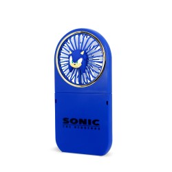 MINI VENTILADOR PORTÁTIL PLEGABLE SONIC CON BATERÍA RECARGABLE COLOR AZUL