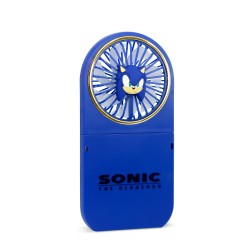 MINI VENTILADOR PORTÁTIL PLEGABLE SONIC CON BATERÍA RECARGABLE COLOR AZUL