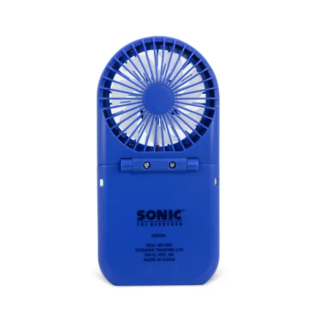 MINI VENTILATORE PORTATILE PIEGHEVOLE SONIC CON BATTERIA RICARICABILE BLU - The Shop Gamer