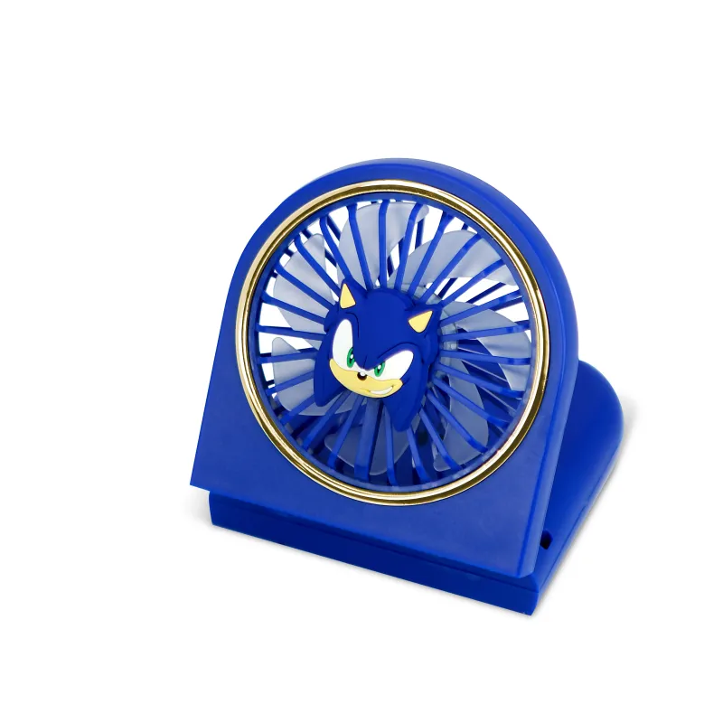 MINI VENTILATORE PORTATILE PIEGHEVOLE SONIC CON BATTERIA RICARICABILE BLU - The Shop Gamer