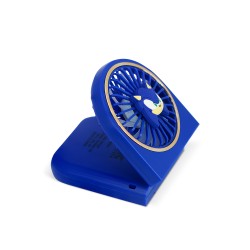 MINI VENTILADOR PORTÁTIL PLEGABLE SONIC CON BATERÍA RECARGABLE COLOR AZUL