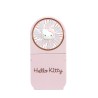 MINI VENTILADOR PORTÁTIL PLEGABLE HELLO KITTY CON BATERÍA RECARGABLE COLOR ROSA Y ORO