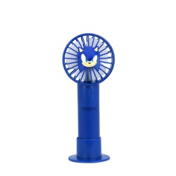 VENTILADOR DE MANO PORTÁTIL SONIC CON BATERÍA RECARGABLE COLOR AZUL