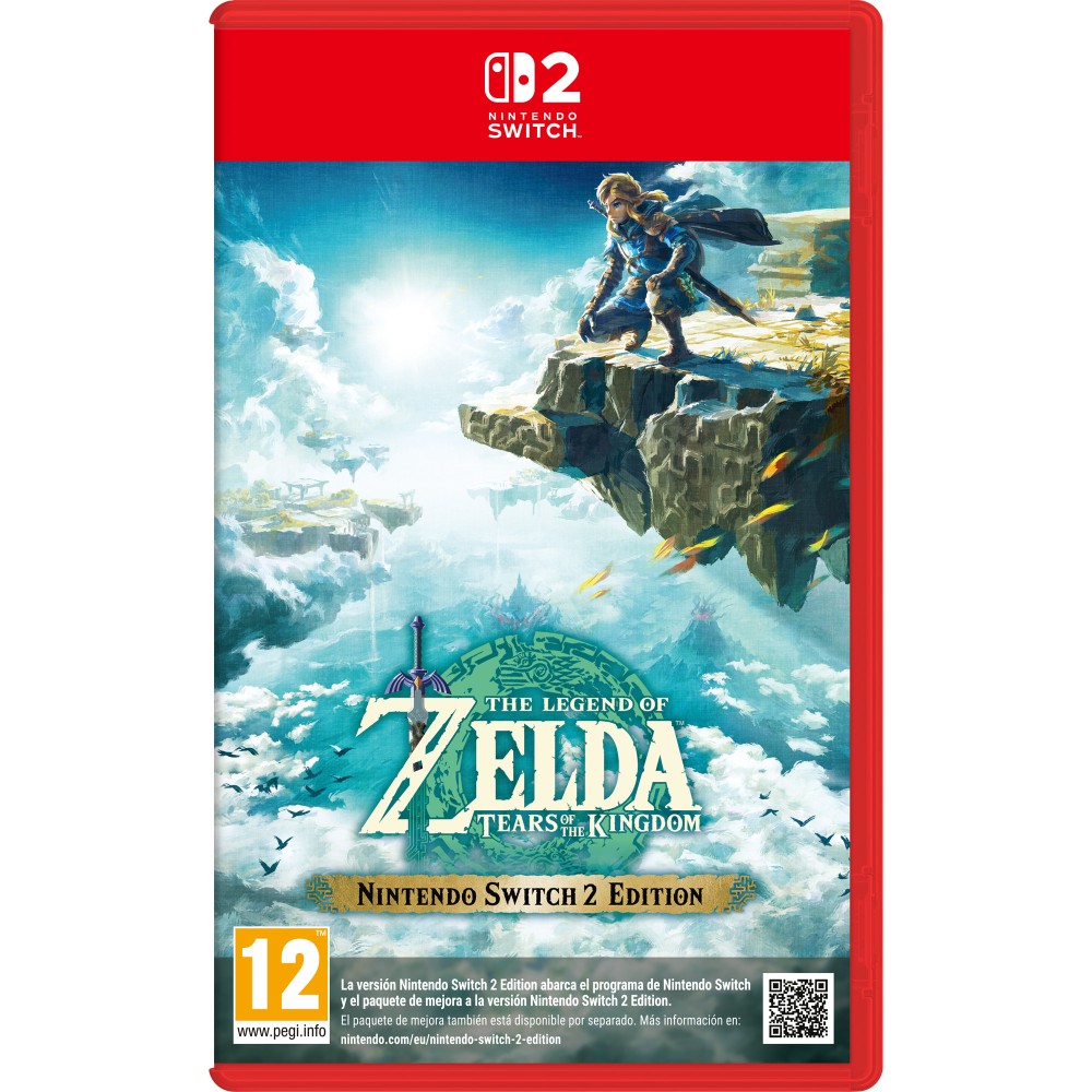 ZELDA TEARS OF THE KINGDOM NINTENDO SWITCH 2 EDITION JUEGO FÍSICO PARA NINTENDO SWITCH 2 VERSIÓN ESPAÑOLA GARANTÍA EU