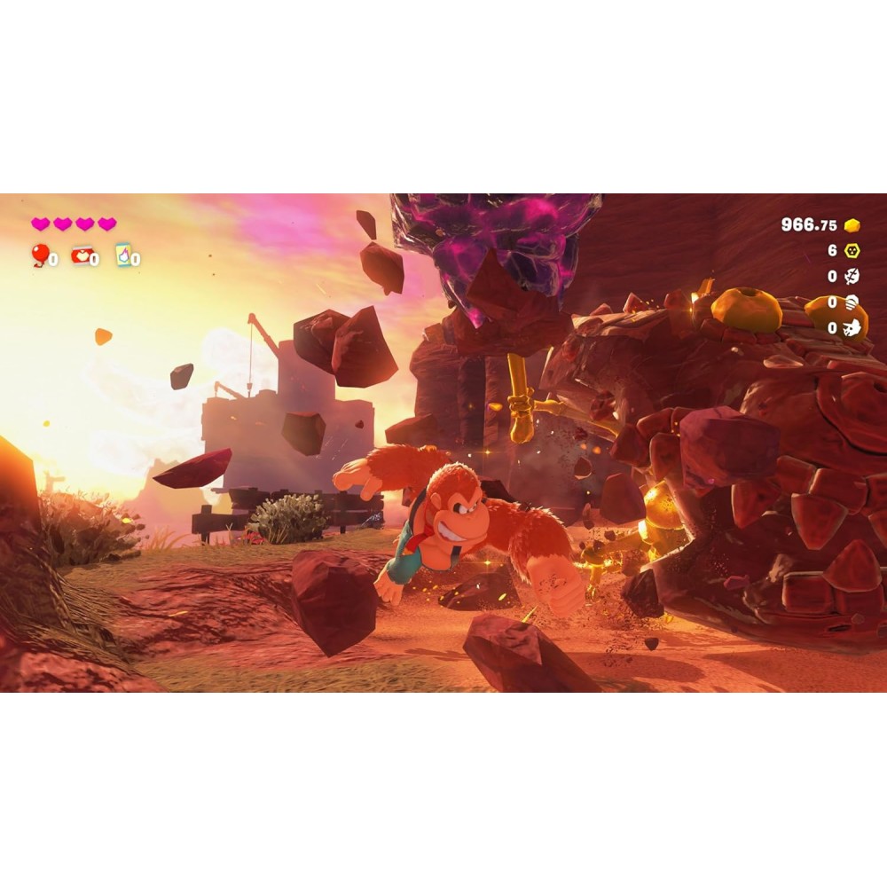 DONKEY KONG BANANZA SWITCH 2 JUEGO FÍSICO PARA NINTENDO SWITCH 2 VERSIÓN ESPAÑOLA GARANTÍA EUROPEA EU WARRANTY