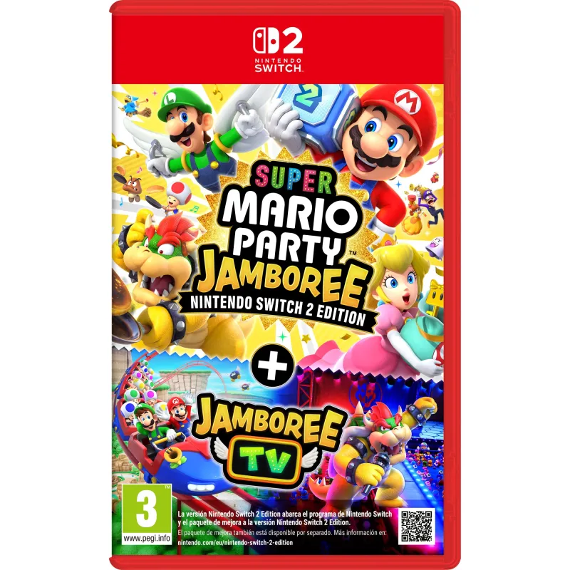 SUPER MARIO PARTY JAMBOREE, ÉDITION NINTENDO SWITCH 2 + JAMBOREE TV, JEU PHYSIQUE, VERSION ESPAGNOLE - The Shop Gamer