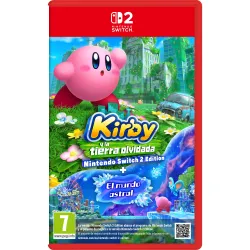KIRBY Y LA TIERRA OLVIDADA NINTENDO SWITCH 2 EDITIE, FYSIEK SPEL VOOR NINTENDO SWITCH 2, SPAANSE VERSIE, EU-GARANTIE - The Shop 