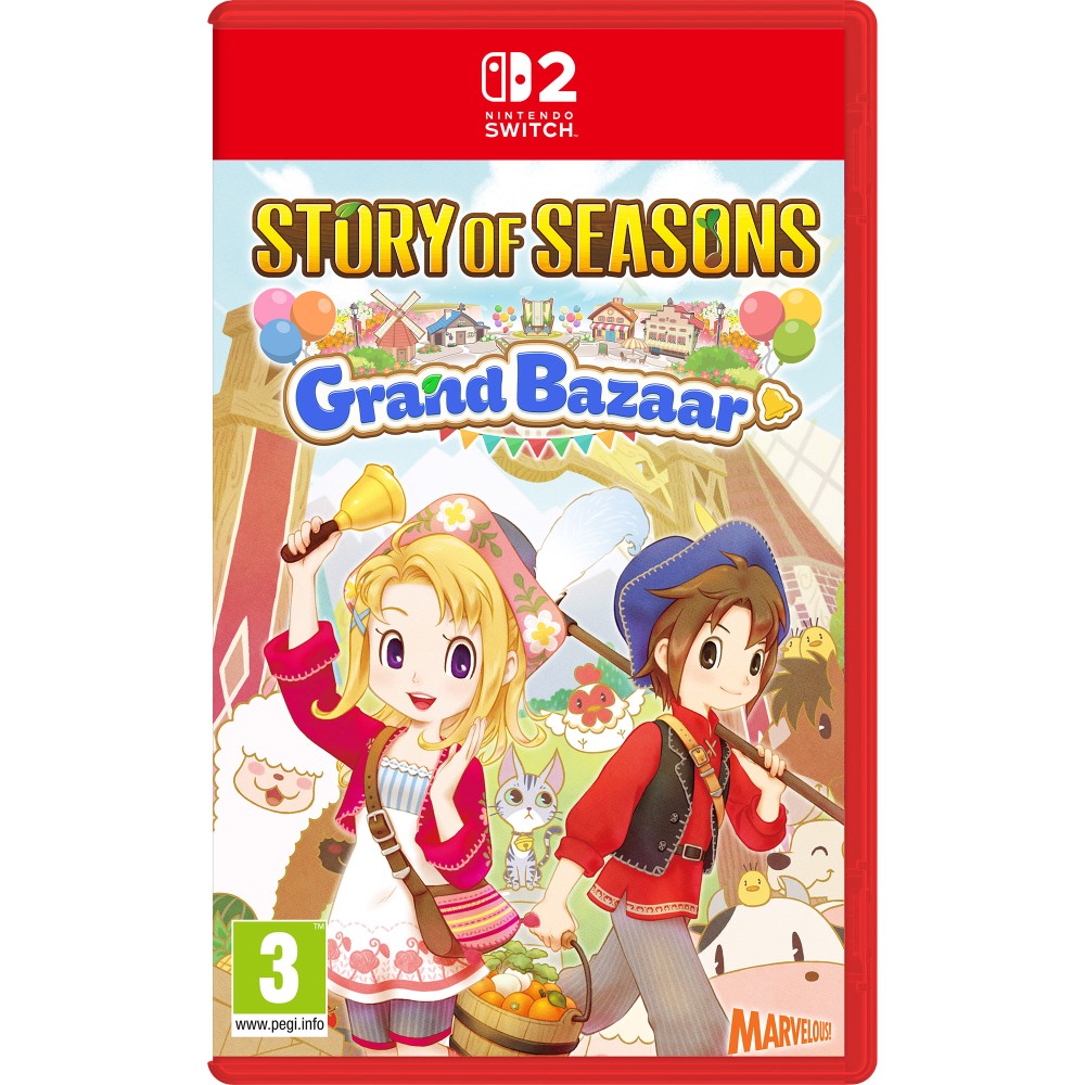 PREVENTA STORY OF SEASONS GRAND BAZAAR SWITCH 2 EDITION JUEGO FÍSICO PARA NINTENDO SWITCH 2 VERSIÓN ESPAÑOLA GARANTÍA EUROPEA