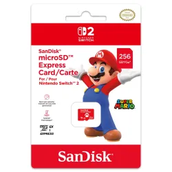 SCHEDA DI MEMORIA 256 GB SANDISK MICRO SD EXPRESS CARD PER NINTENDO SWITCH 2, GARANZIA EUROPEA - The Shop Gamer