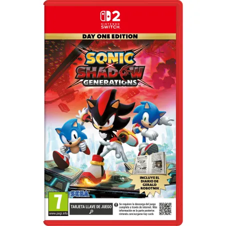 SONIC X SHADOW GENERATIONS SWITCH 2 CARTE CLÉ DE JEU POUR NINTENDO SWITCH 2 VERSION ESPAGNOLE GARANTIE EUROPÉENNE EU - The Shop 