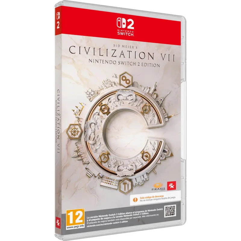 SID MEIER'S CIVILIZATION VII SWITCH2 EDITION BOÎTE AVEC CODE DE TÉLÉCHARGEMENT DU JEU COMPLET OPTIMISÉ POUR SWITCH 2 - The Shop 