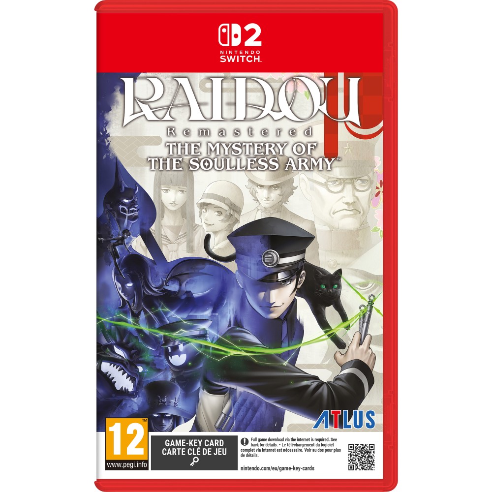 RAIDOU REMASTERED THE MYSTERY OF THE SOULLESS ARMY ELIGE VERSIÓN SWITCH2 PS5 SWITCH PLAYSTATION 5 NINTENDO JUEGO FÍSICO