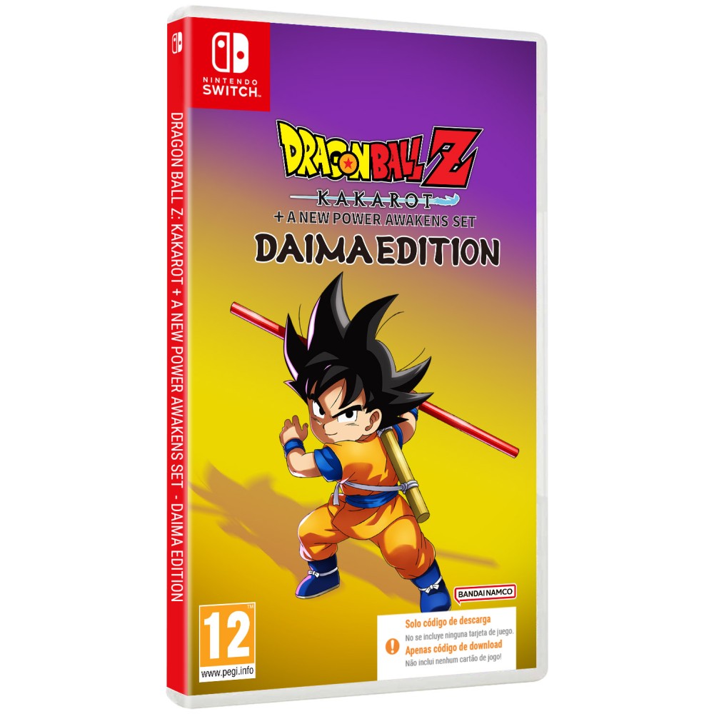 DRAGON BALL Z KAKAROT DAIMA EDITION SWITCH CAJA CÓDIGO DESCARGA DIGITAL JUEGO COMPLETO NINTENDO SWITCH VERSIÓN ESPAÑOLA