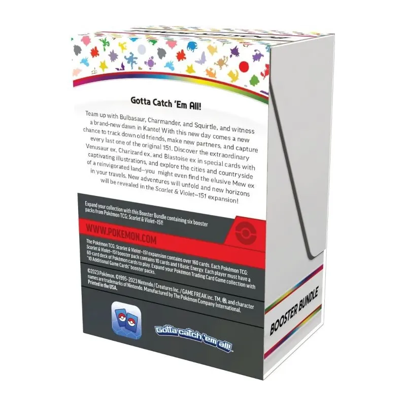 POKEMON SAMMELKARTENSPIEL, 6 BOOSTER-PACKS, BOOSTER BUNDLE SCARLET & VIOLET 151, ENGLISCHE VERSION - The Shop Gamer