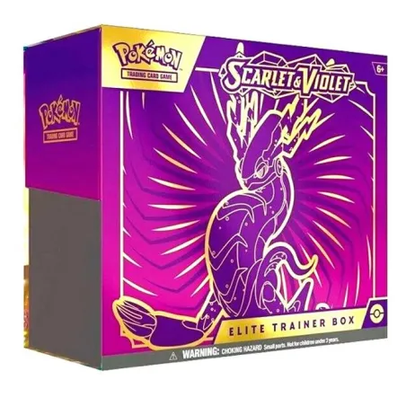 POKEMON ELITE TRAINER BOX SV1 ESCARLATA Y PURPURA MIRAIDON PÚRPURA POKÉMON TCG SPANISH TRADING CARD GAME - The Shop Gamer