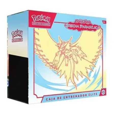 POKEMON CAIXA DE TREINADOR ELITE SV4 ESCARLATA Y PÚRPURA BRECHA PARADOJICA COLAGRITO (AMARELO) JCC POKEMON ESPANHOL - The Shop G