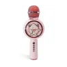 MICROFONE DE KARAOKÊ COM ALTIFALANTE SEM FIOS POKEMON JIGGLY PUFF COM LUZ LED POPSING ROSA-PÁLIDO - The Shop Gamer
