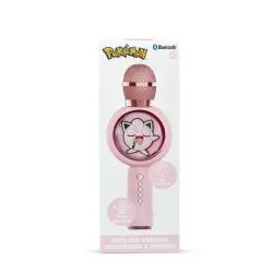 KARAOKEMICROFOON MET DRAADLOZE SPEAKER POKEMON JIGGLY PUFF MET LEDVERLICHTING POPSING LICHTROZE - The Shop Gamer