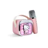 DRAADLOZE KARAOKE-LUIDSPREKER- EN MICROFOONSET HELLO KITTY MET LEDVERLICHTING - The Shop Gamer