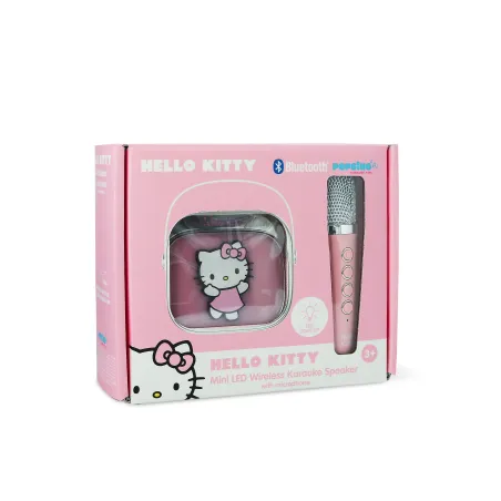 ENSEMBLE ENCEINTE ET MICROPHONE SANS FIL POUR KARAOKÉ HELLO KITTY AVEC ÉCLAIRAGE LED - The Shop Gamer